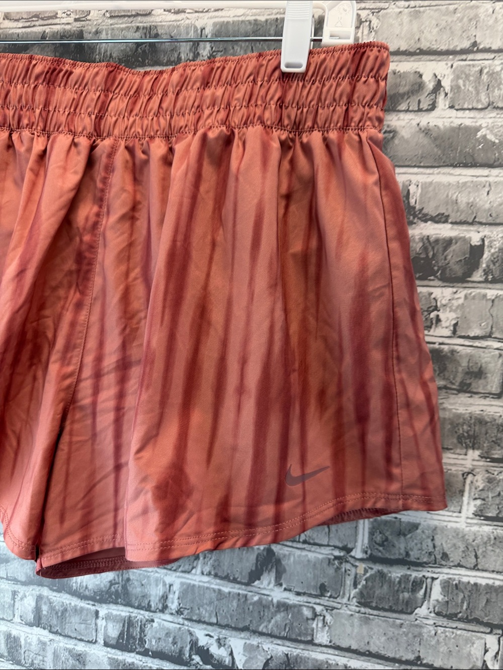 Nike Women's Rust Tie-Dye Athletic Shorts